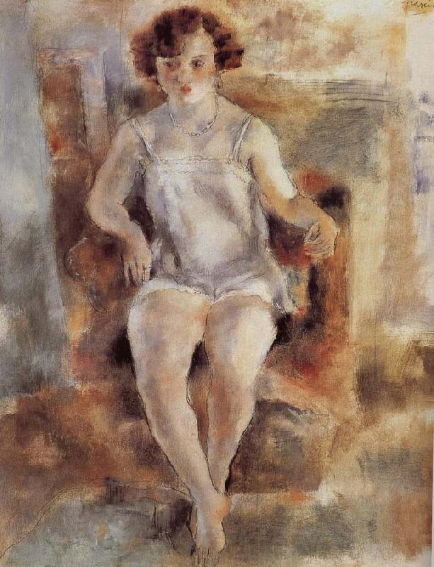 Jules Pascin Portrait of Mary Norge oil painting art
